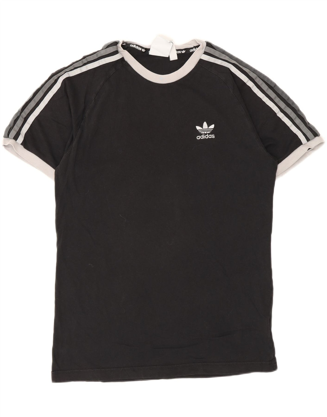 T-shirt Adidas da uomo Top Small in cotone nero