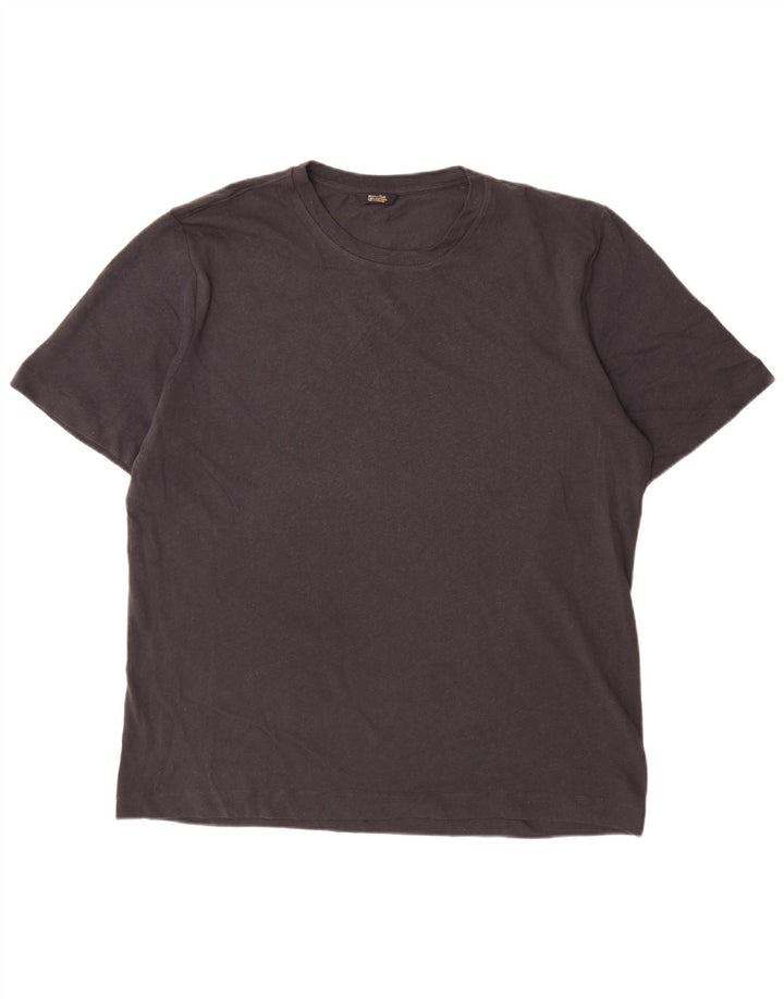 T-shirt da uomo Massimo Dutti Top 2XL Lino grigio