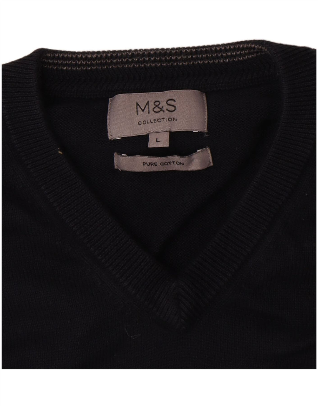 Canotta da uomo Marks & Spencer grande in cotone blu navy