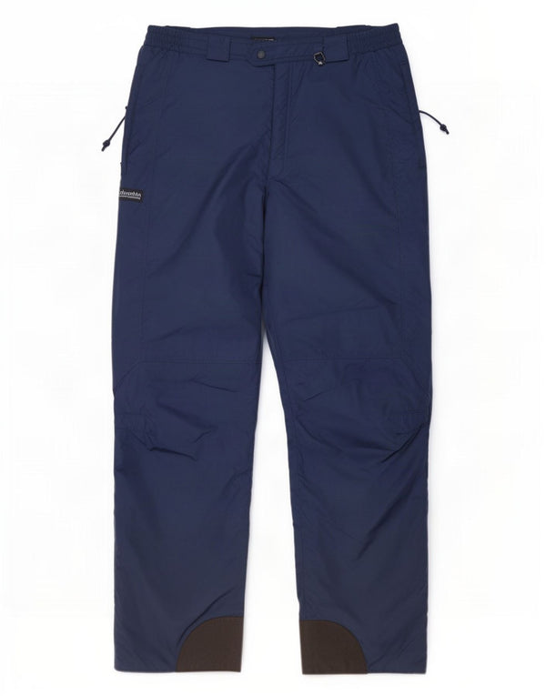 Columbia Mens Ski Trousers XL W38 L30 Navy Blue Colourblock Nylon