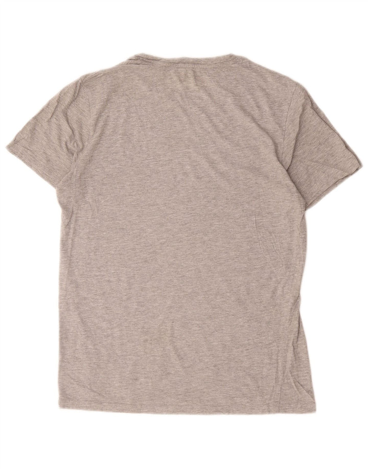 T-shirt da uomo Jack & Jones Top in cotone grigio medio
