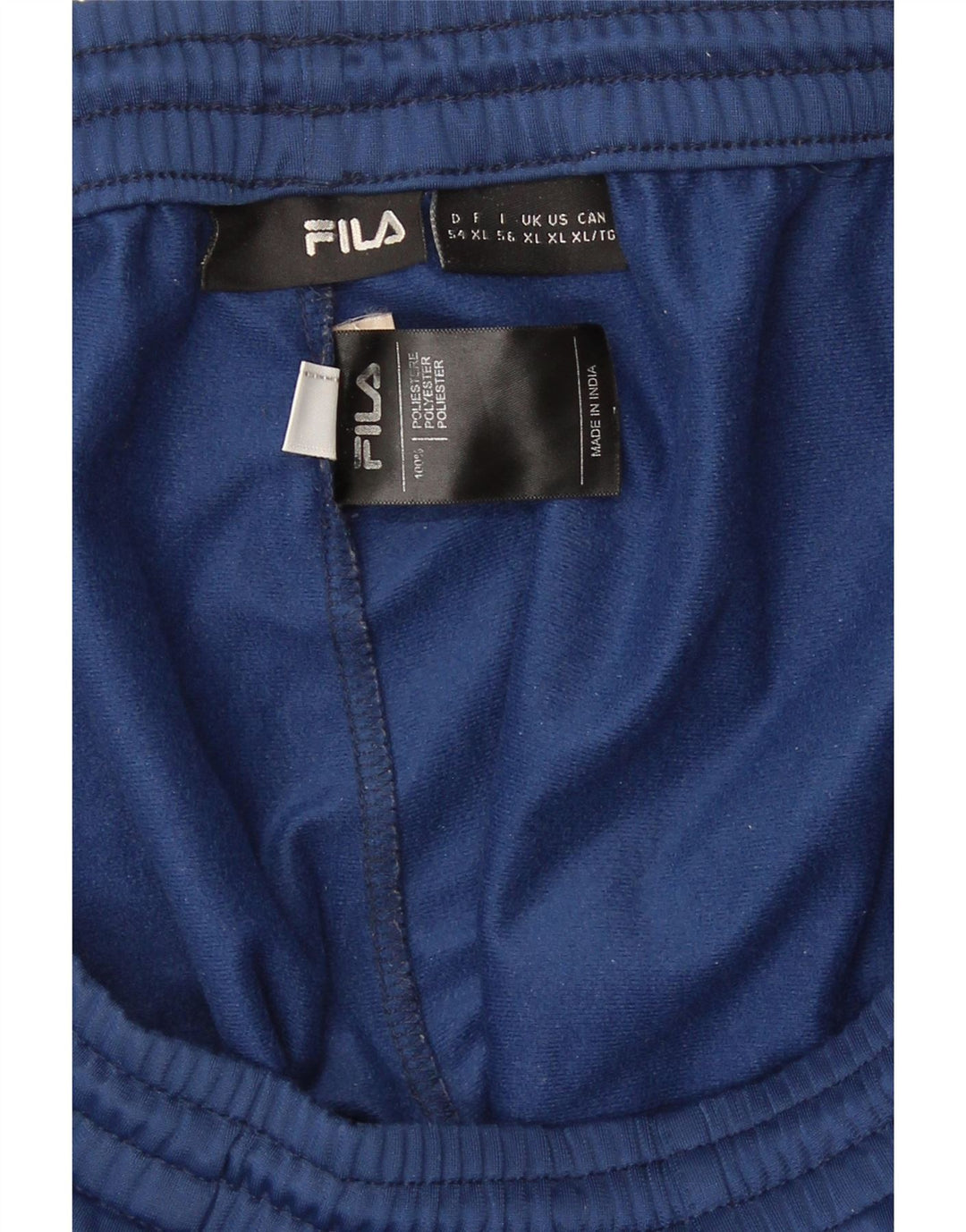 Pantaloni da tuta da uomo Fila XL Blu in poliestere color block