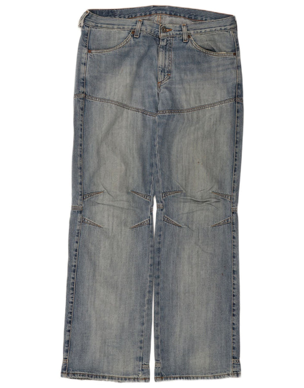 Mustang Jeans dritti da lavoro da uomo W33 L34 cotone blu