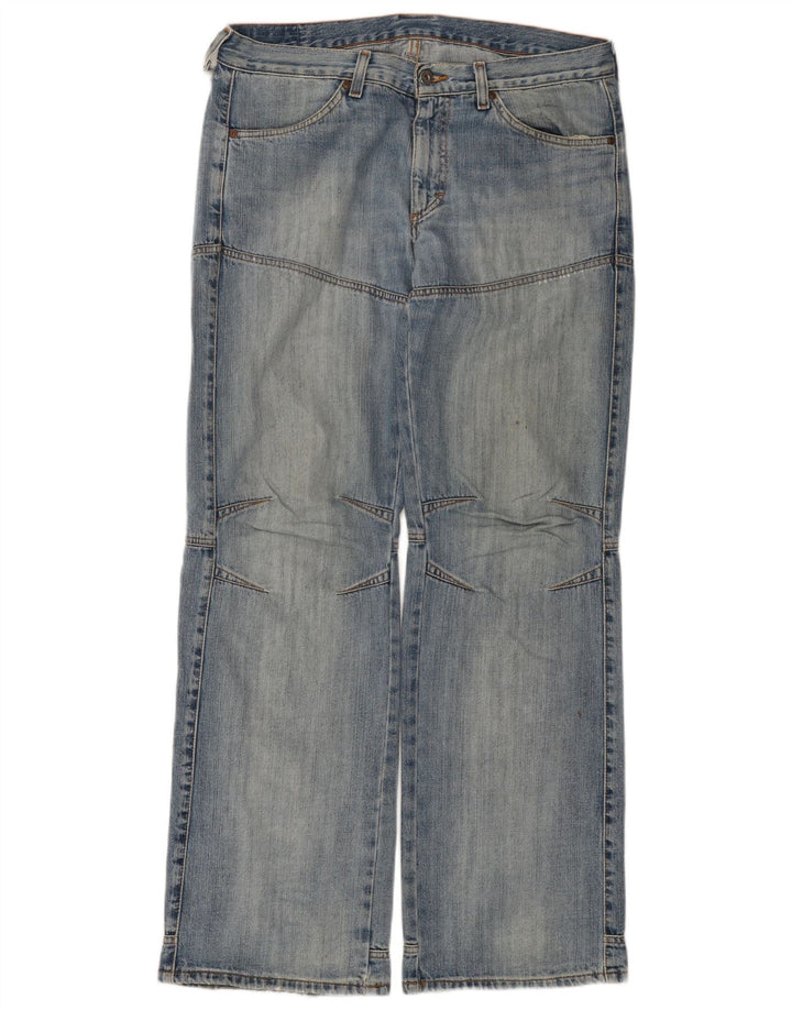 Mustang Jeans dritti da lavoro da uomo W33 L34 cotone blu