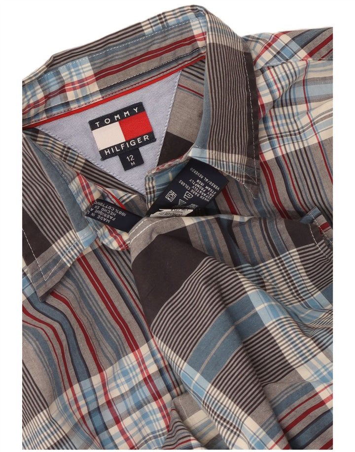Camicia da bambino Tommy Hilfiger 11-12 anni in cotone scozzese medio multicolore