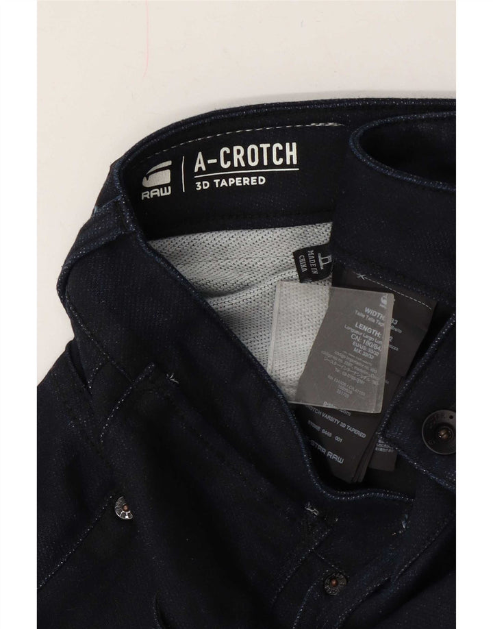 Jeans affusolati da uomo G-Star W33 L32 cotone blu navy