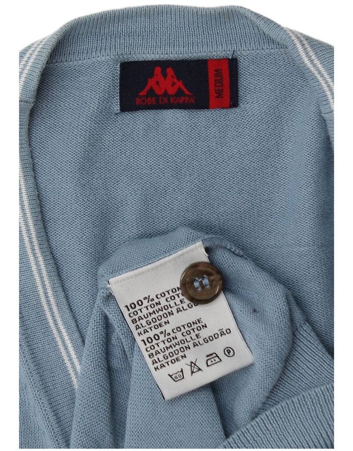 Maglione Cardigan Uomo Kappa Cotone Blu Medio