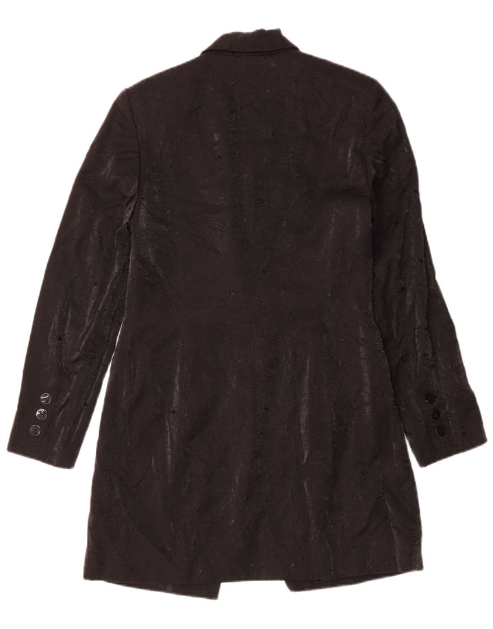 Soprabito da donna RICHARDS UK 10 piccolo in viscosa floreale nera