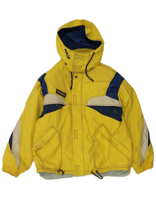 Giacca da sci con cappuccio da uomo Colmar US 42 Large Yellow Colourblock