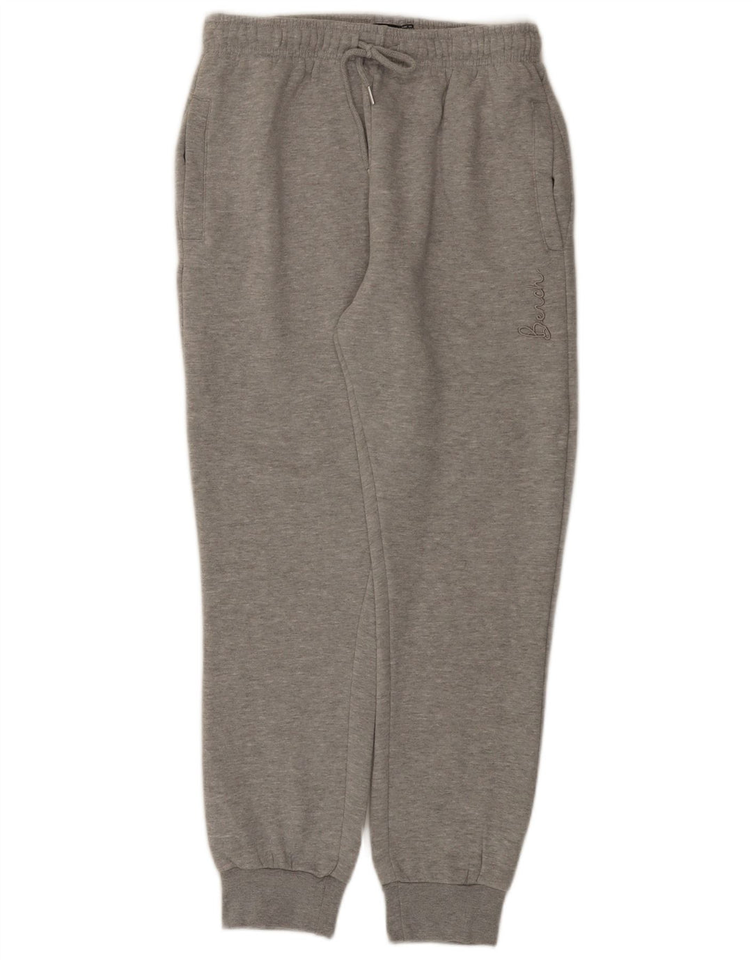 Pantaloni da tuta da donna BENCH Joggers UK 10 piccoli in cotone grigio