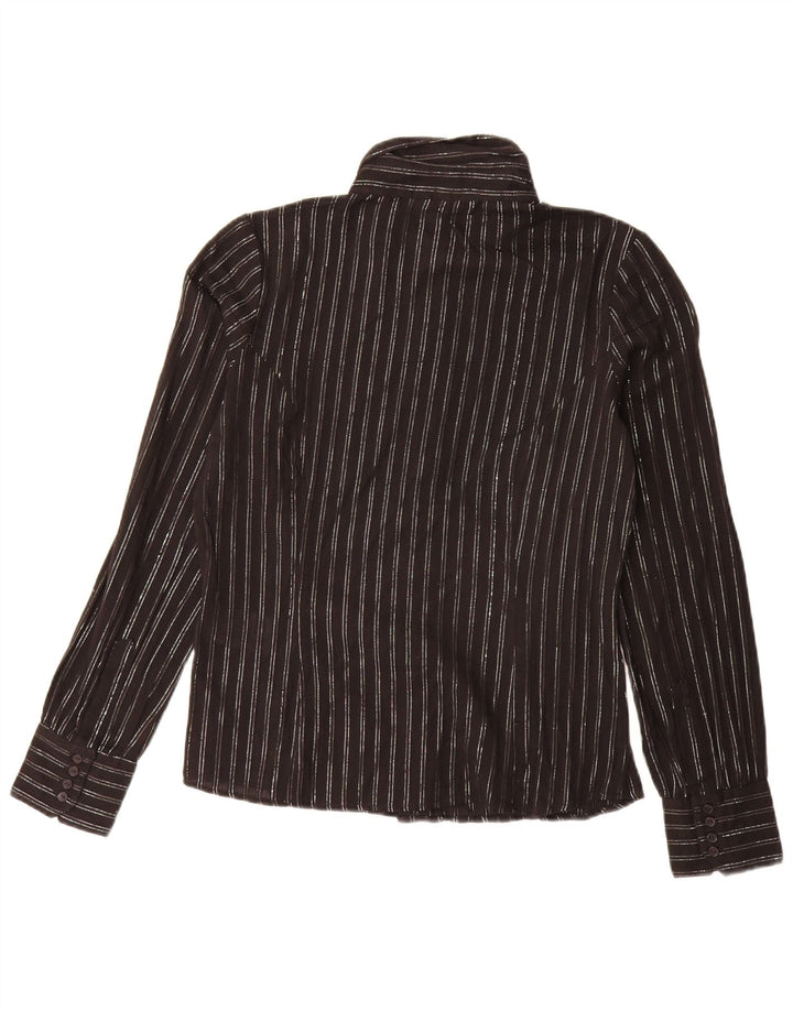 Camicia da donna Carrera UK 14 cotone a righe nere medie