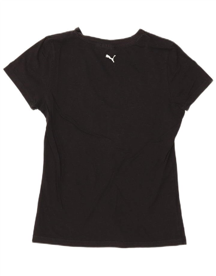 T-shirt grafica da donna PUMA Top UK 14 Large Nera