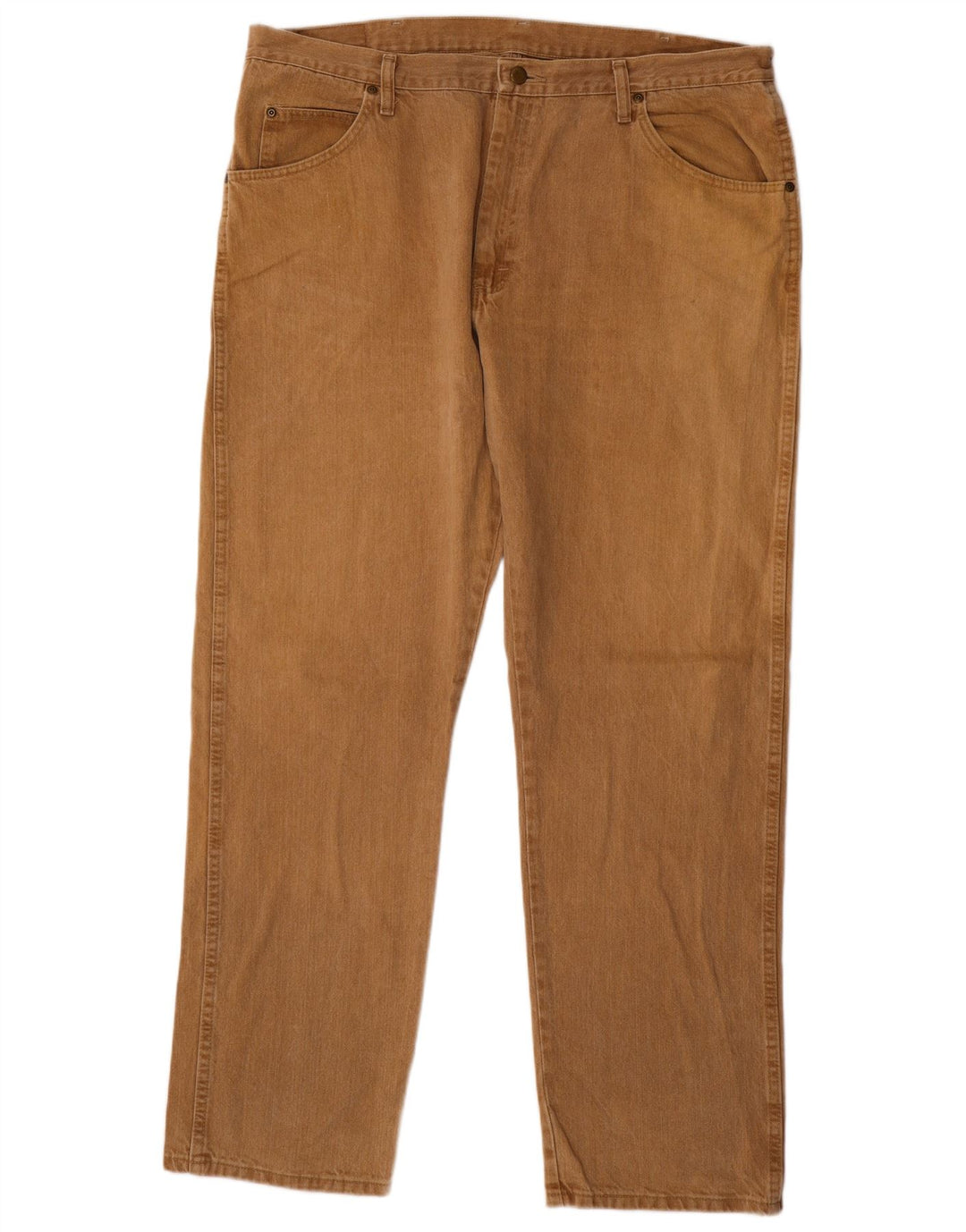 Jeans dritti da uomo Wrangler W40 L32 cotone beige