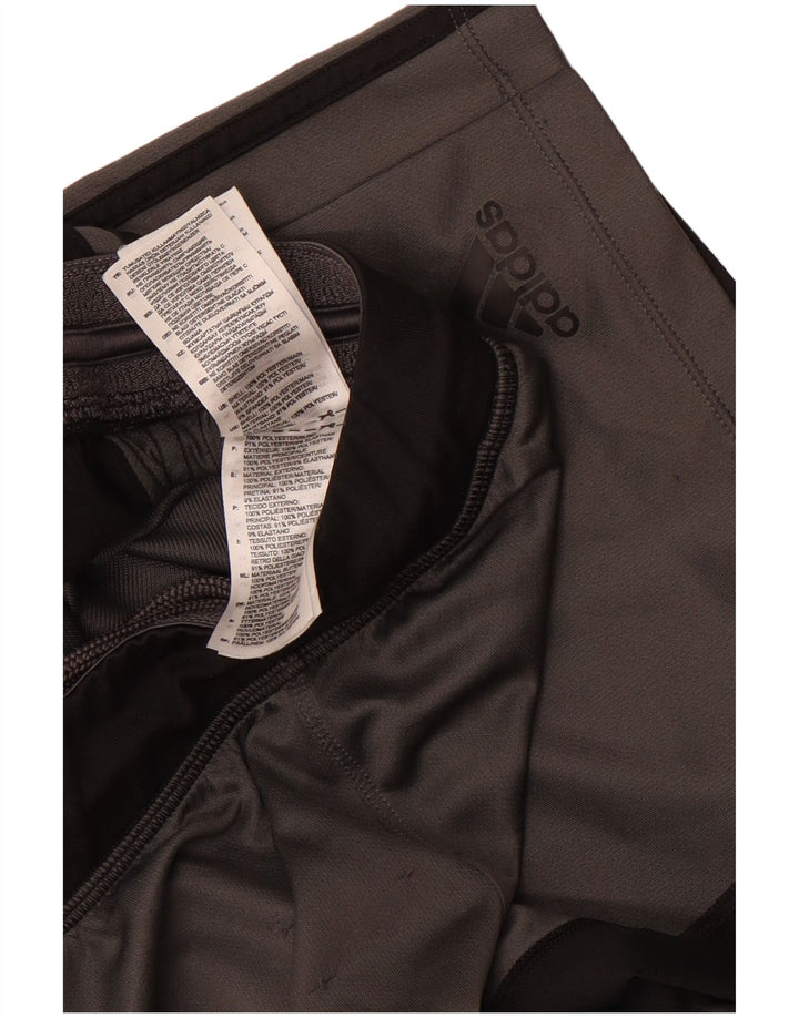 Pantaloncini sportivi Adidas Aeroready da uomo in poliestere color block grigio medio
