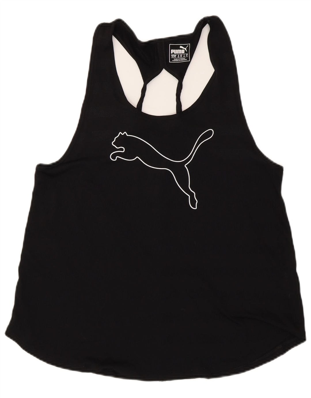 Canotta grafica da donna PUMA UK 16 grande poliestere nero
