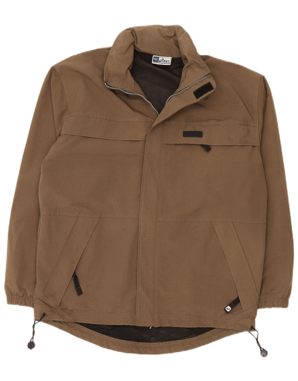 Giacca antipioggia ASICS da uomo UK 36 Small Beige Poliammide