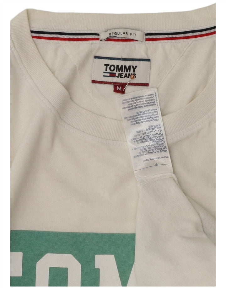 T-shirt grafica da uomo Tommy Hilfiger Top color bianco medio