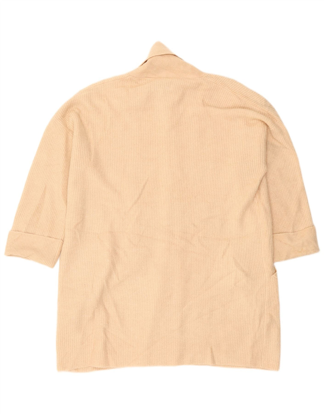 Maglione cardigan lungo oversize da donna Jack Wills UK 10 piccolo Beige