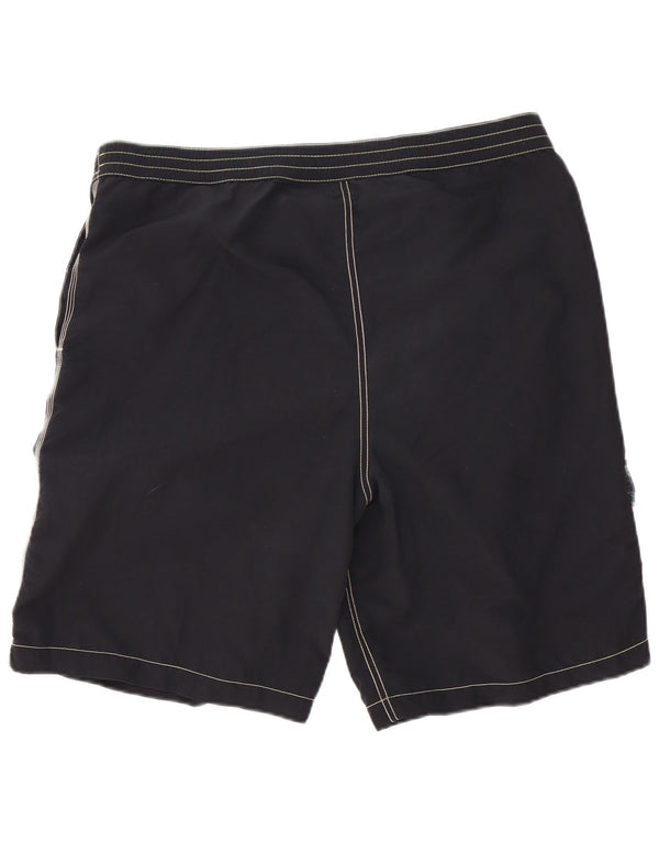 Pantaloncini da bagno cargo da uomo Polo Ralph Lauren grandi in poliestere nero