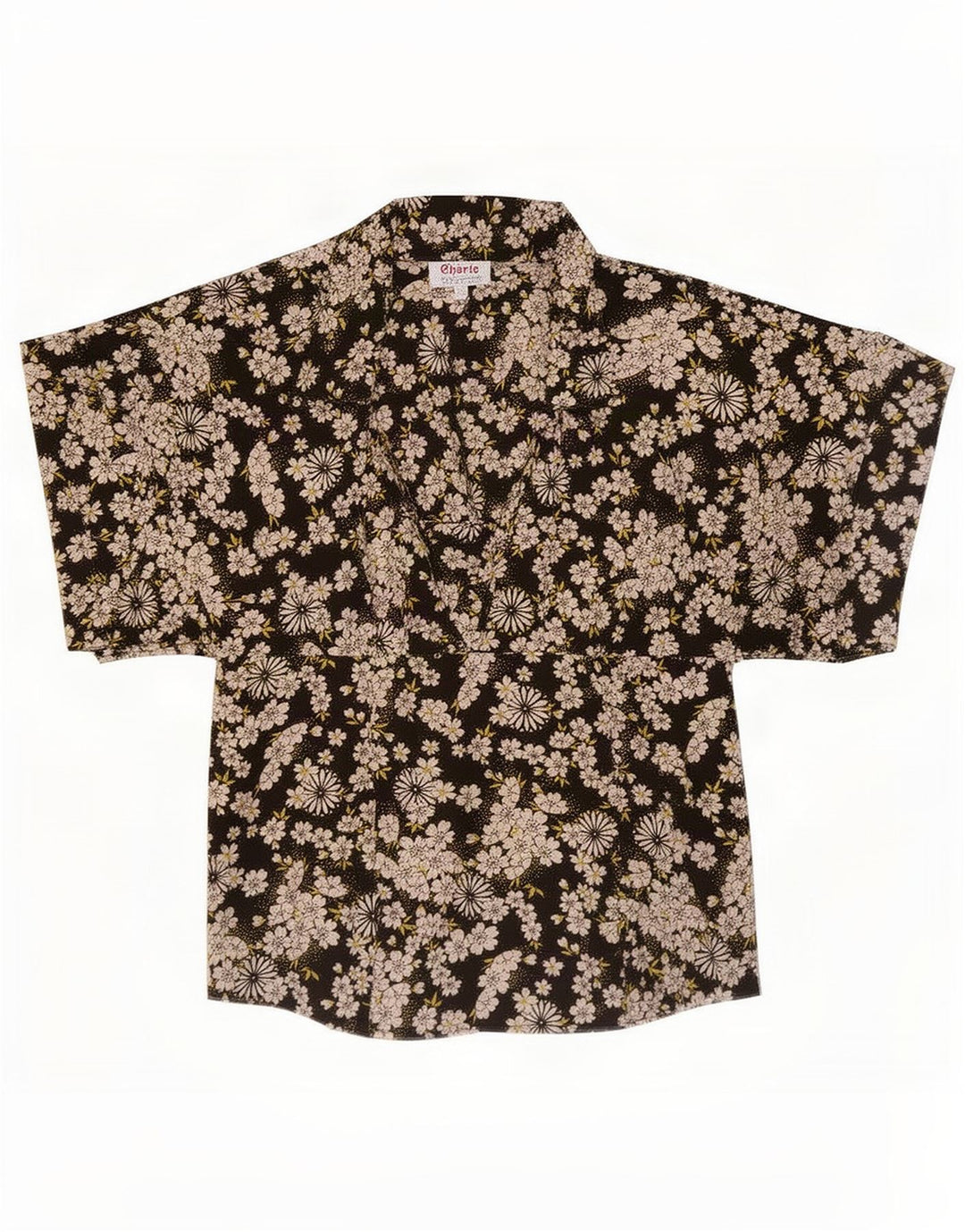 Cherie Camicetta da donna Top IT 42 Medio Nero floreale