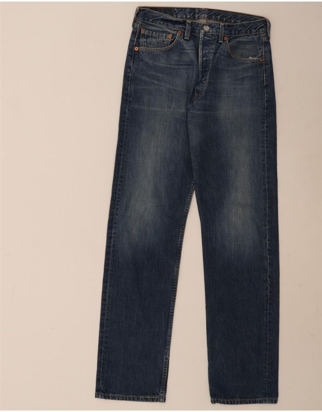 Levi's Uomo 501 Jeans dritti W32 L34 Blu