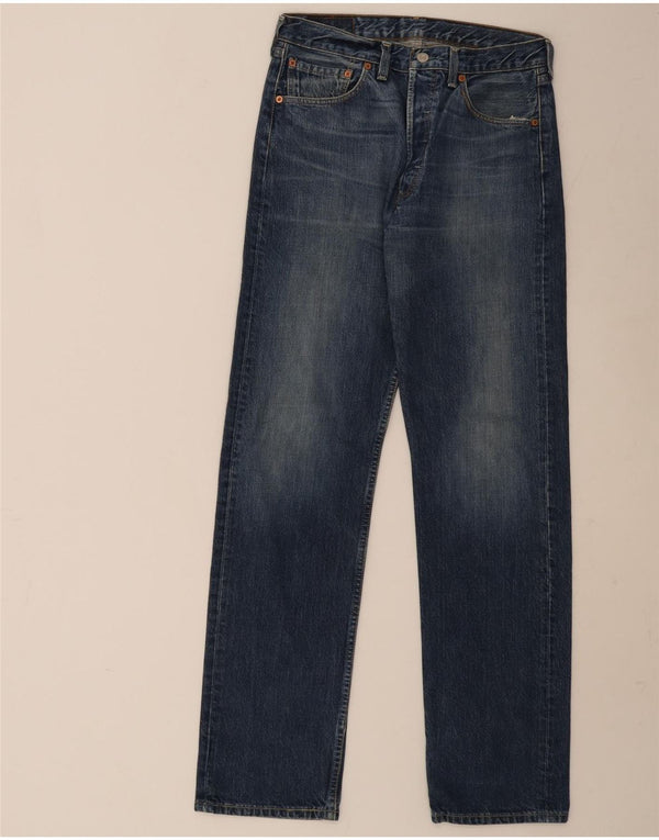 Levi's Uomo 501 Jeans dritti W32 L34 Blu
