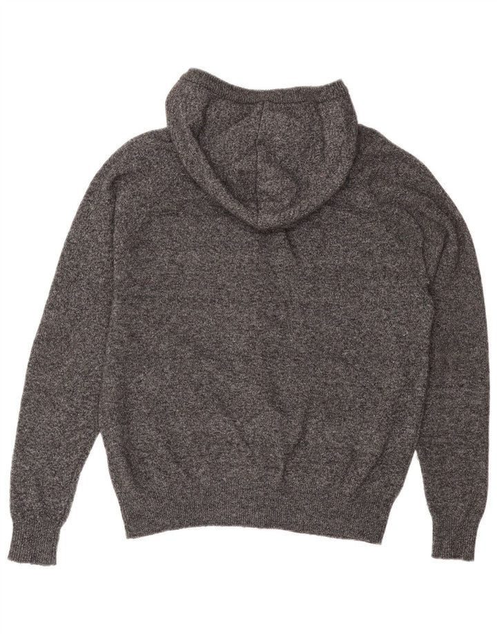 Maglione cardigan con cappuccio da uomo Jack Wills Poliestere chiazzato grigio medio