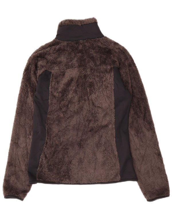 Giacca in pile da donna Columbia UK 14 Poliestere color block grigio medio