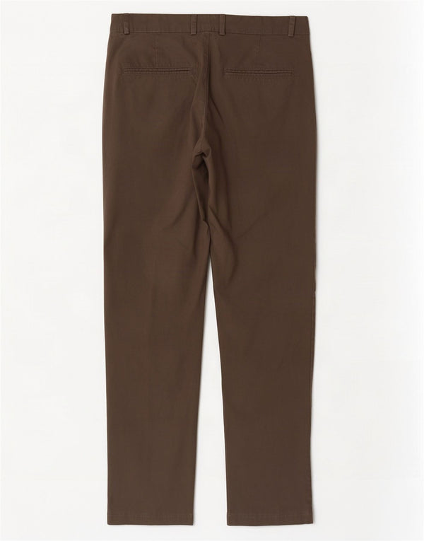 Pantaloni casual dritti da uomo Emporio Armani W30 L28 Marrone