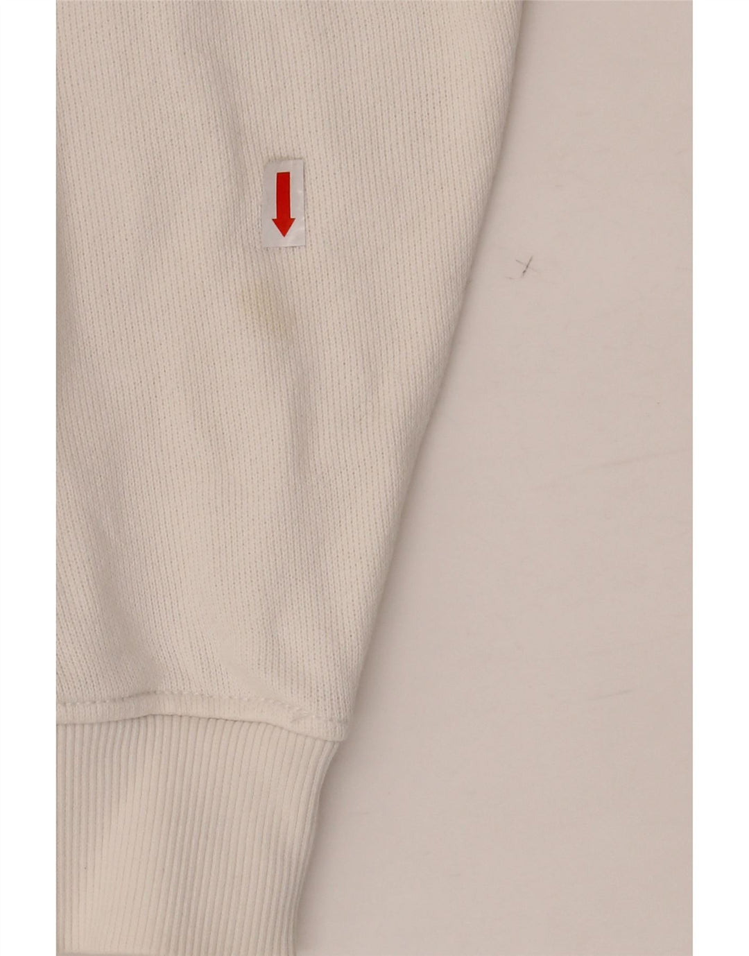 TOMMY HILFIGER Mens Graphic Sweatshirt Jumper XS White Cotton