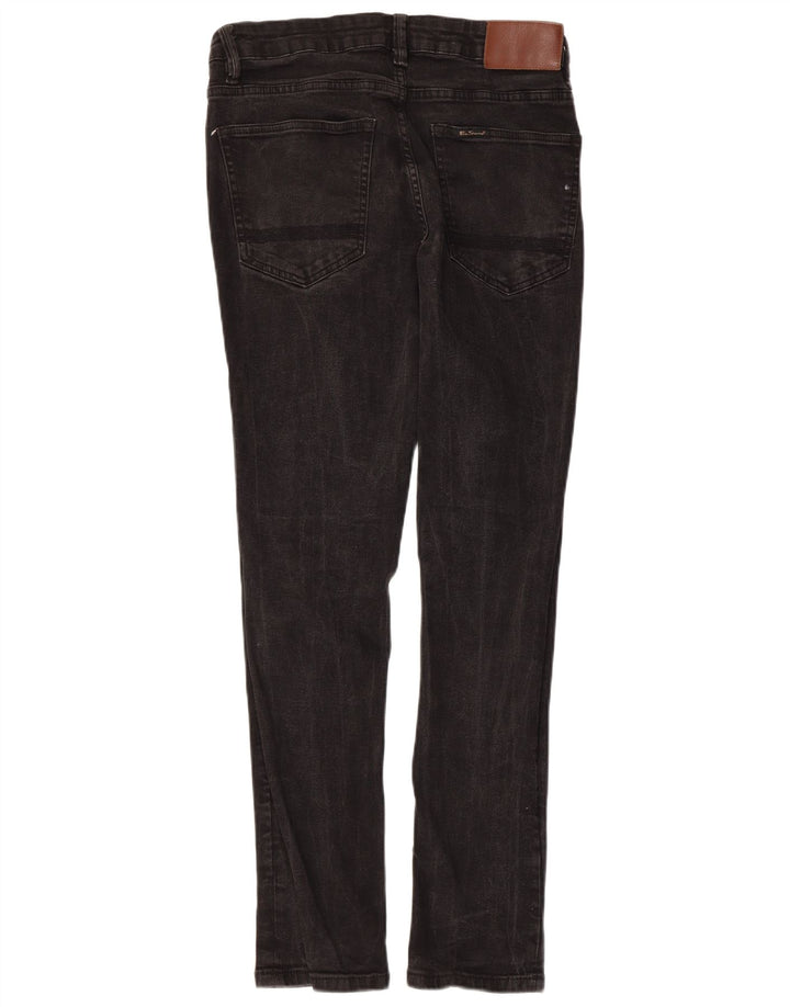 Jeans skinny da uomo Ben Sherman W32 L32 cotone grigio