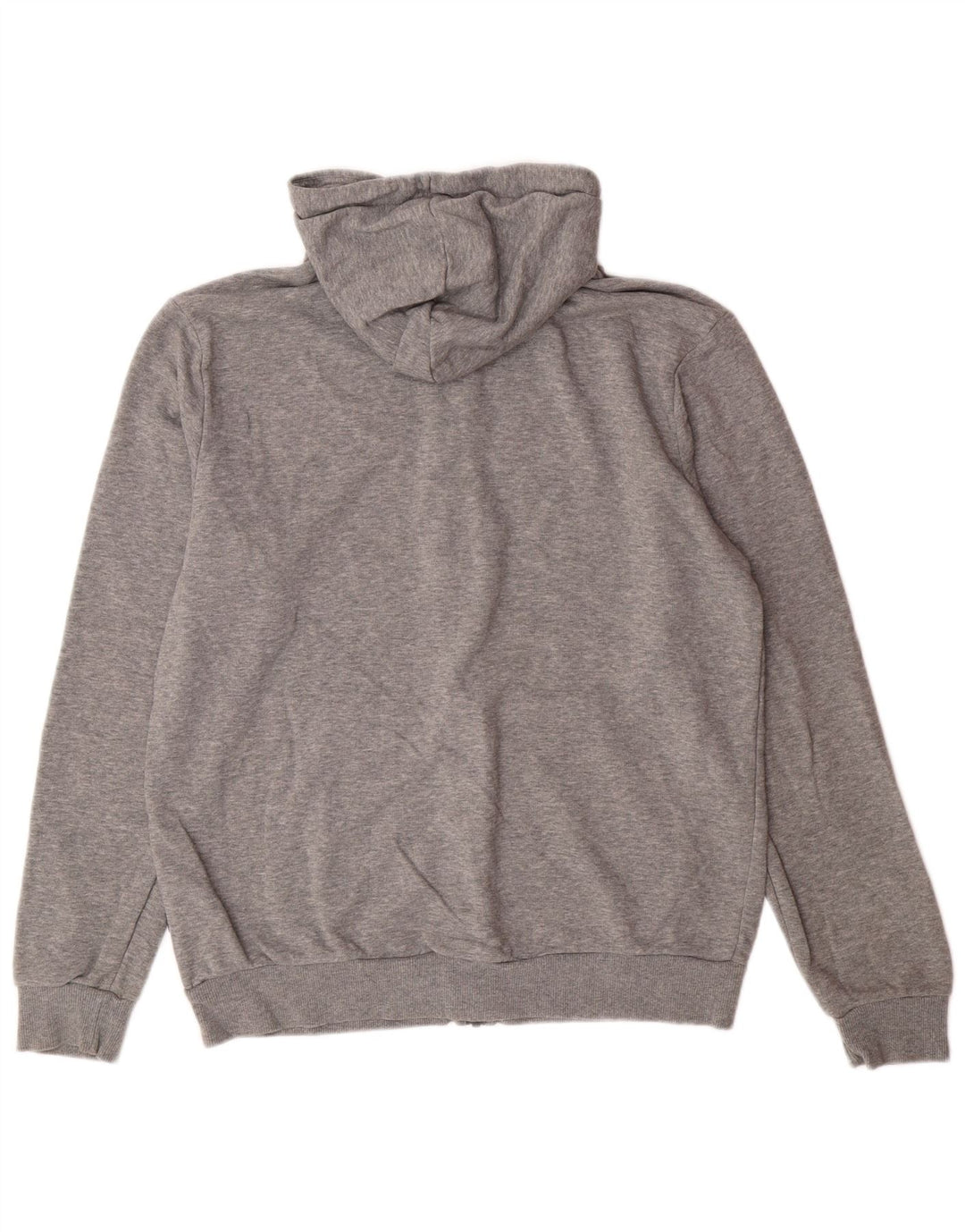 Felpa con cappuccio e zip da uomo PUMA in cotone grigio medio