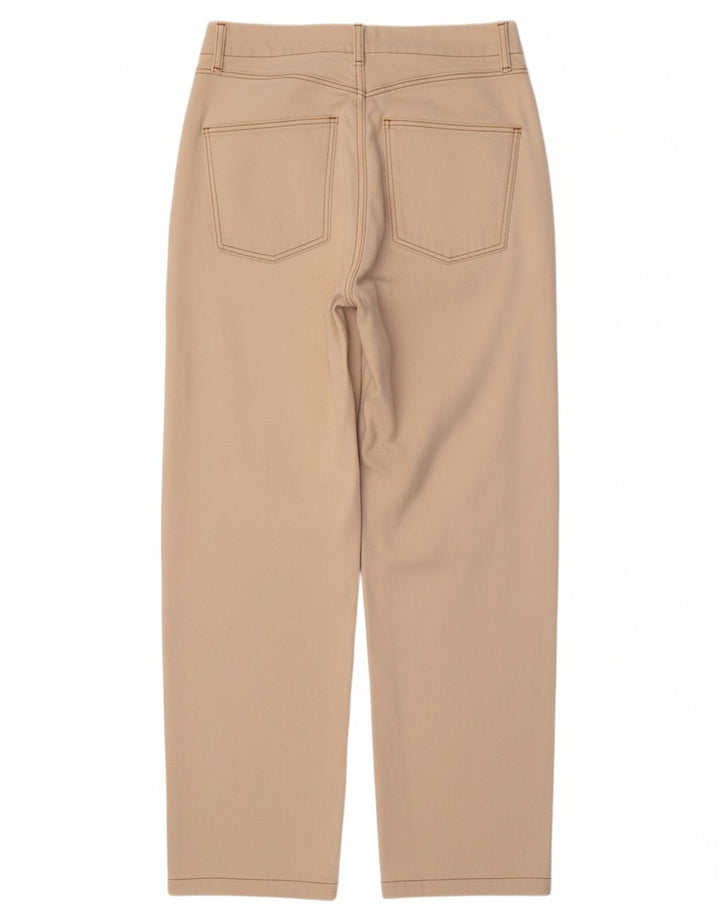 MASSIMO DUTTI Womens Straight Jeans EU 36 XS W26 L27 Beige