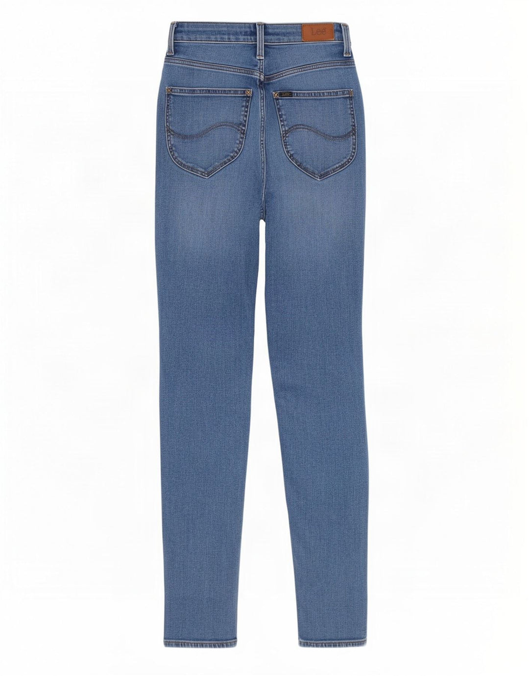 Jeans Lee Scarlett alti slim da donna W26 L31 cotone blu