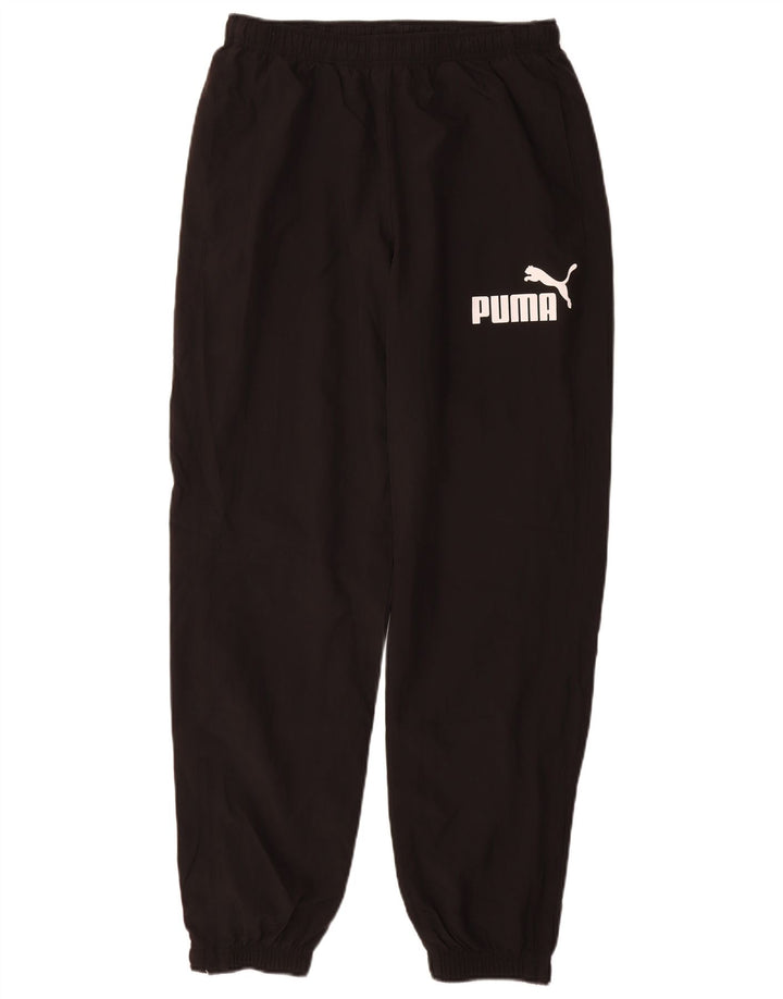 Pantaloni da tuta grafica da uomo Puma Joggers medio poliestere nero