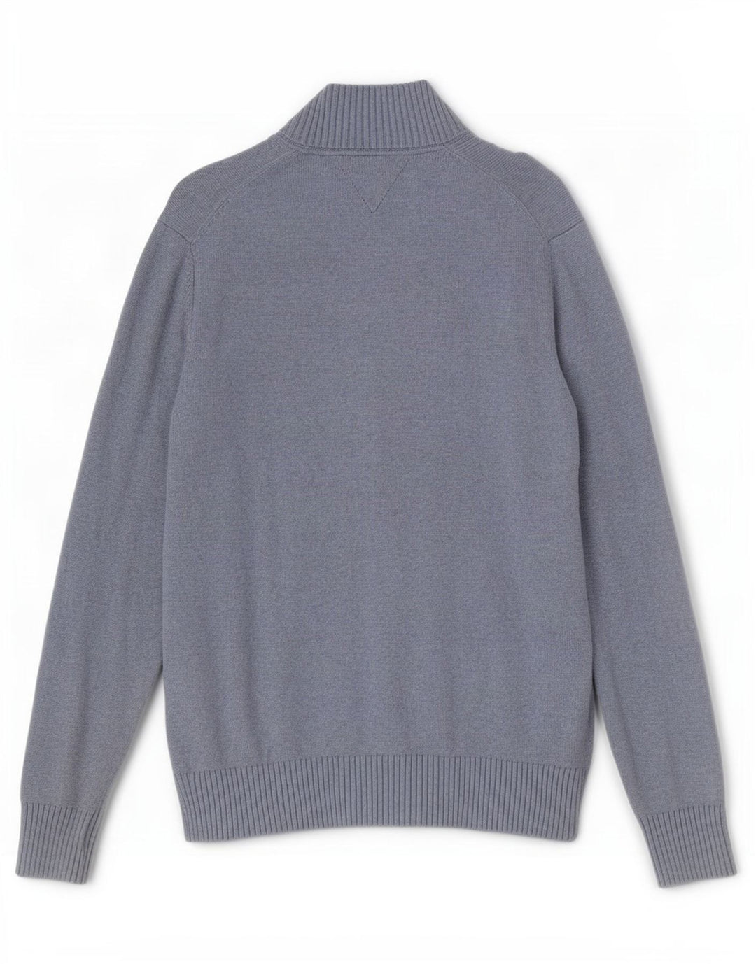 Maglione cardigan da uomo Tommy Hilfiger in cotone color block blu medio