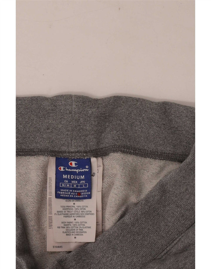Pantaloncini sportivi grafici da uomo Champion in cotone grigio medio