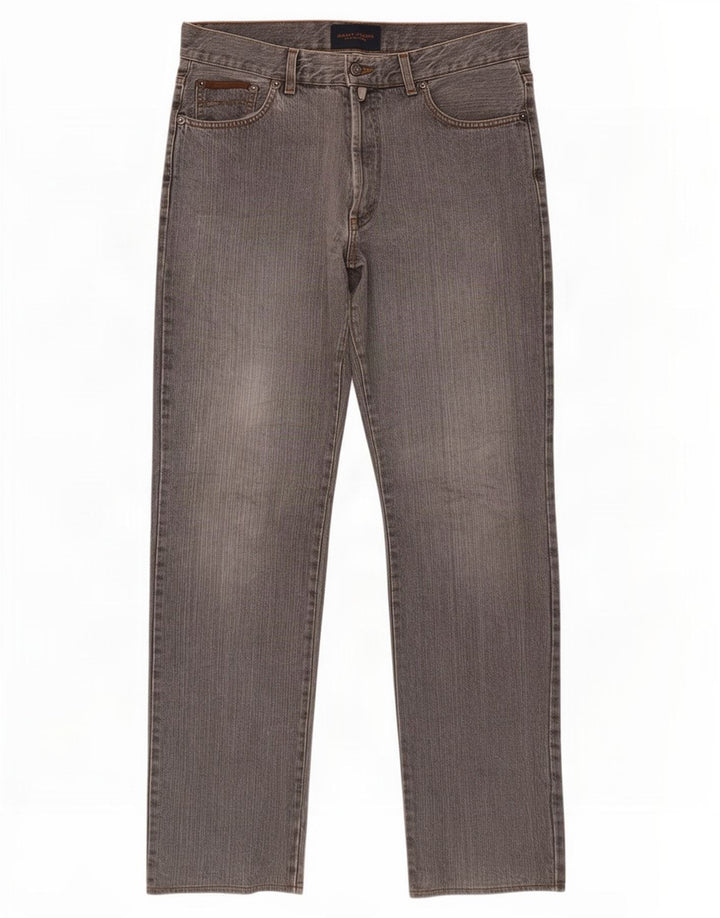 Jeans dritti da uomo Gant W32 L36 cotone grigio