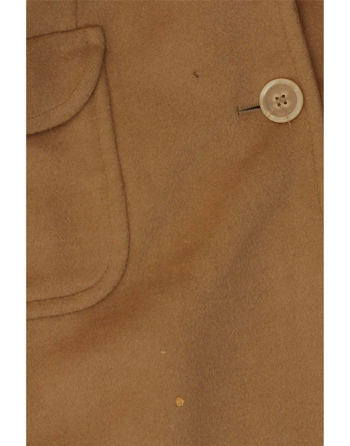 Antonio Fusco Cappotto da donna a 3 bottoni IT 44 Beige medio Lana