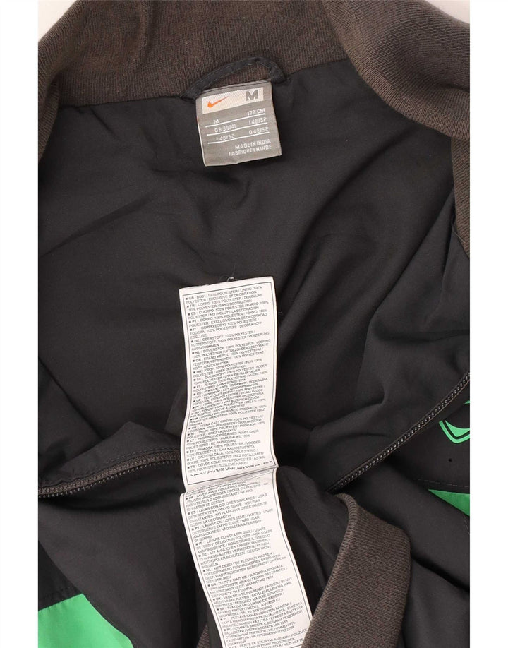 Giacca da tuta da uomo Nike UK 39/41 Medium Nero Poliestere Sportivo