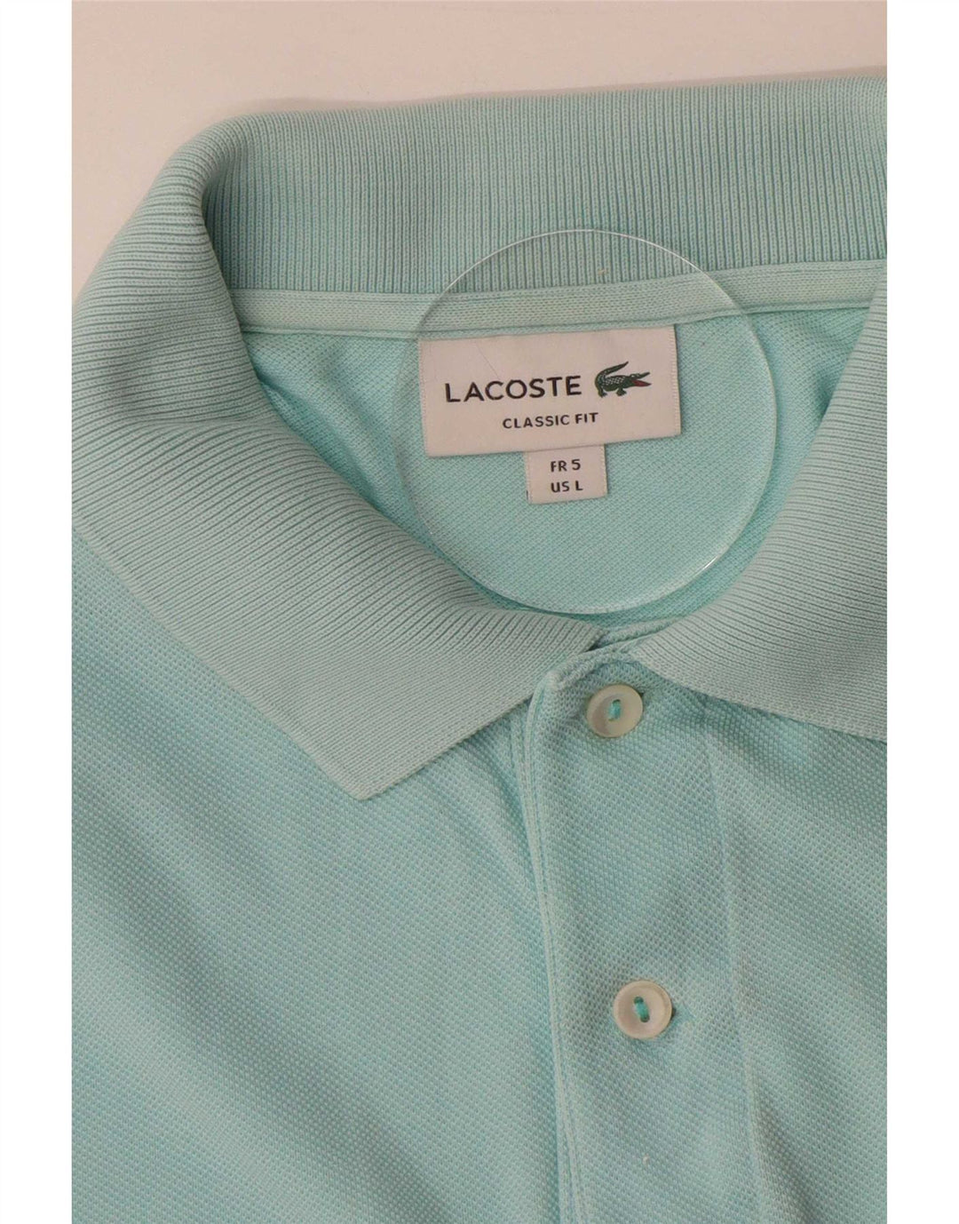 Polo da uomo Lacoste vestibilità classica taglia 5 grande blu