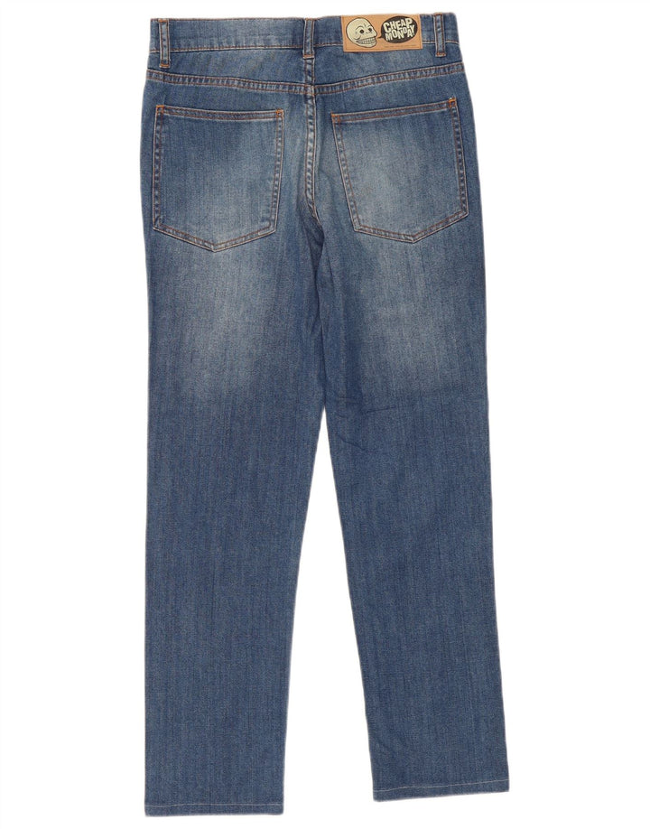 Jeans dritti da donna economici Monday W31 L28 cotone blu