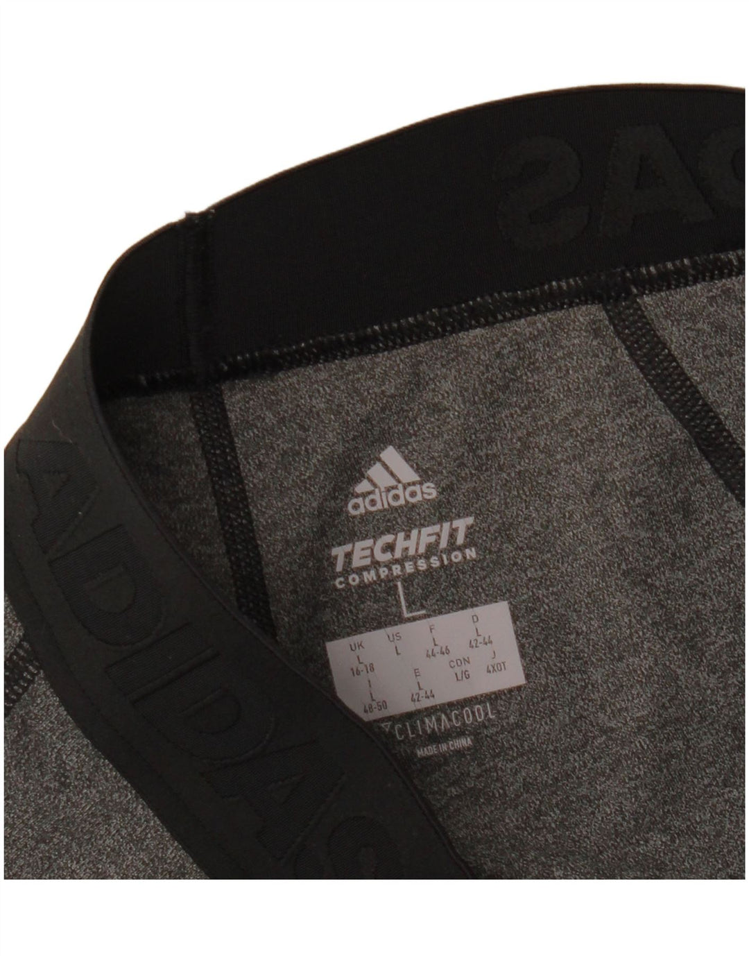 Leggings Adidas Climacool Graphic da donna UK 16/18 Large Grigio Colourblock