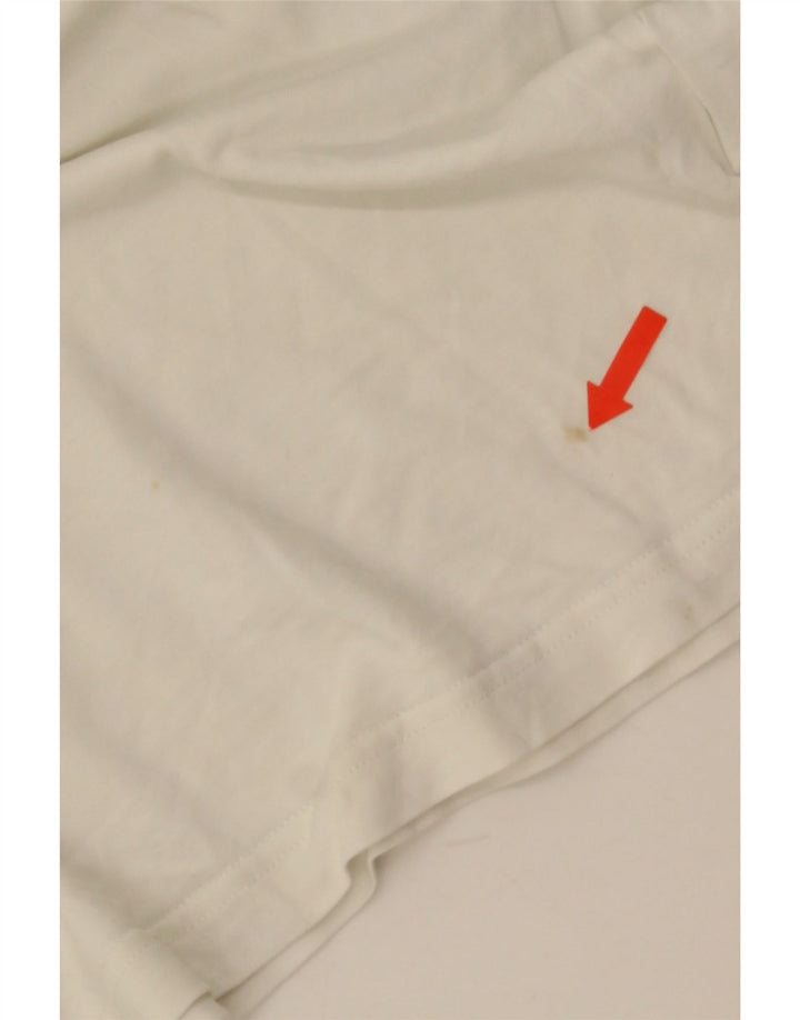 T-shirt da uomo Puma Top Large in cotone bianco