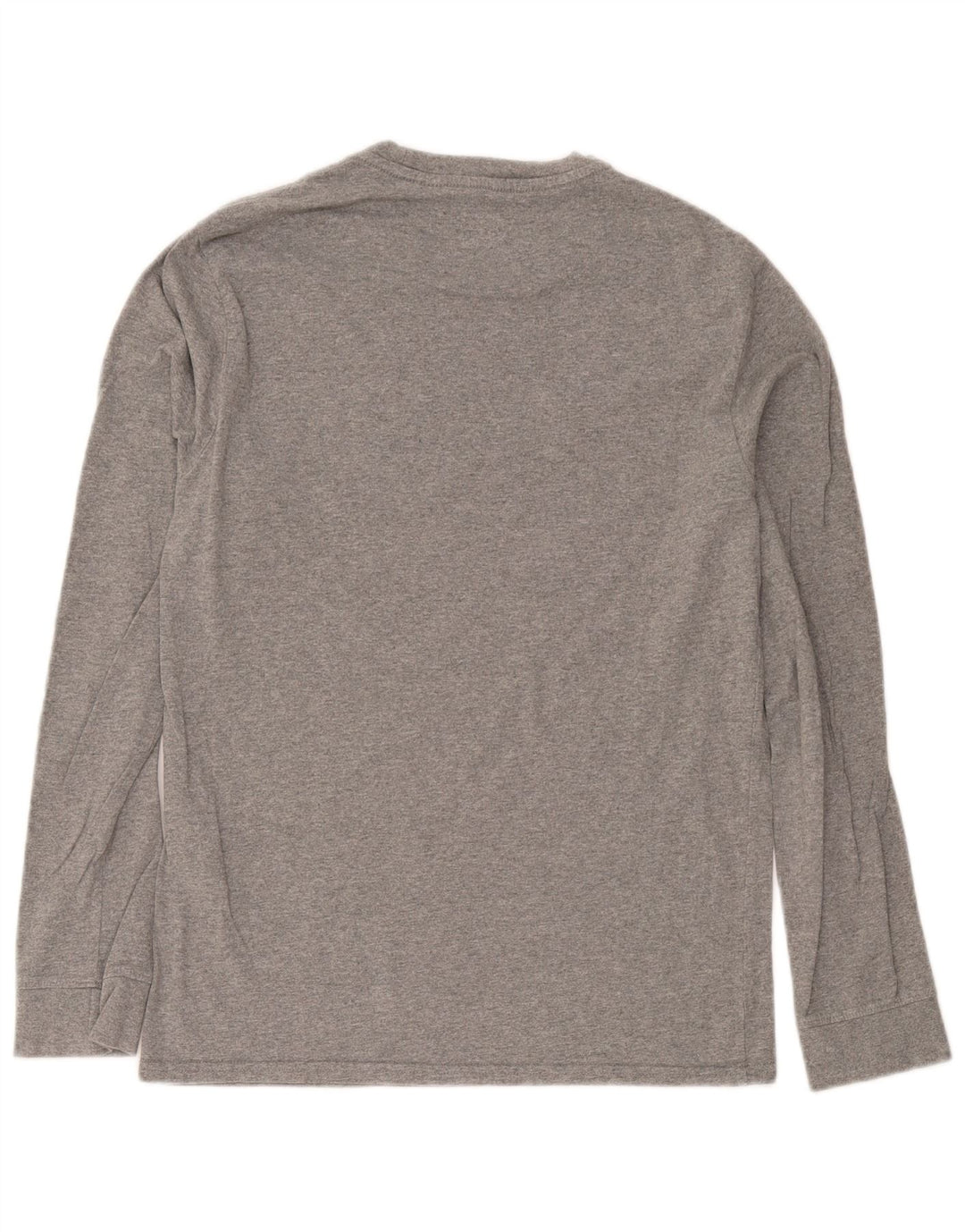 Levi's Maglia da uomo con vestibilità standard a maniche lunghe in cotone chiazzato grigio piccolo
