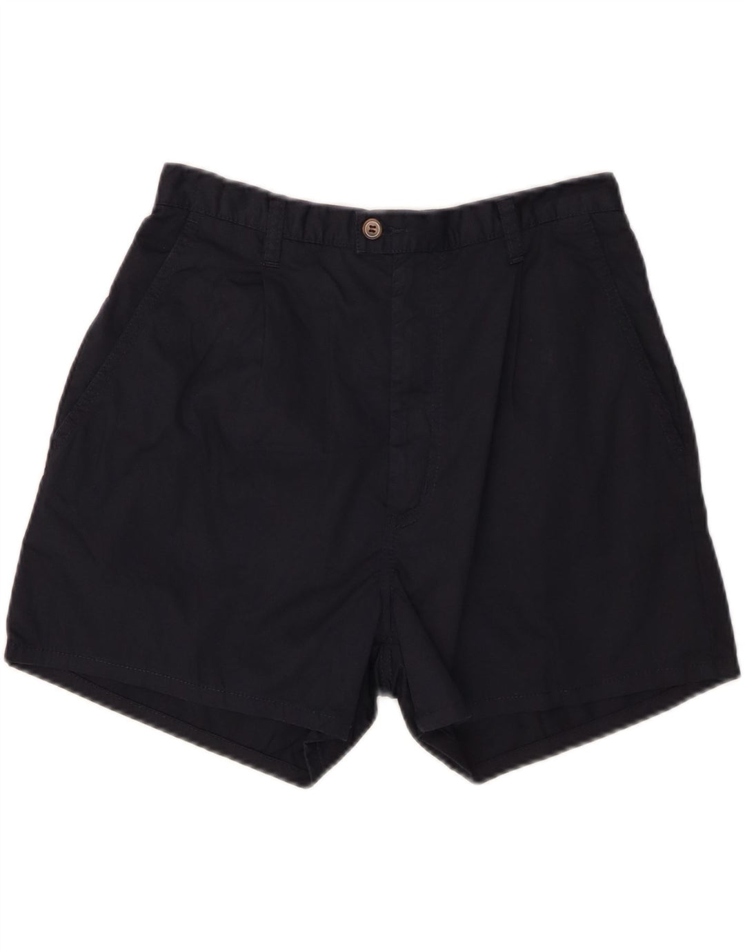 Pantaloncini chino da uomo CROWN W32 cotone blu navy medio