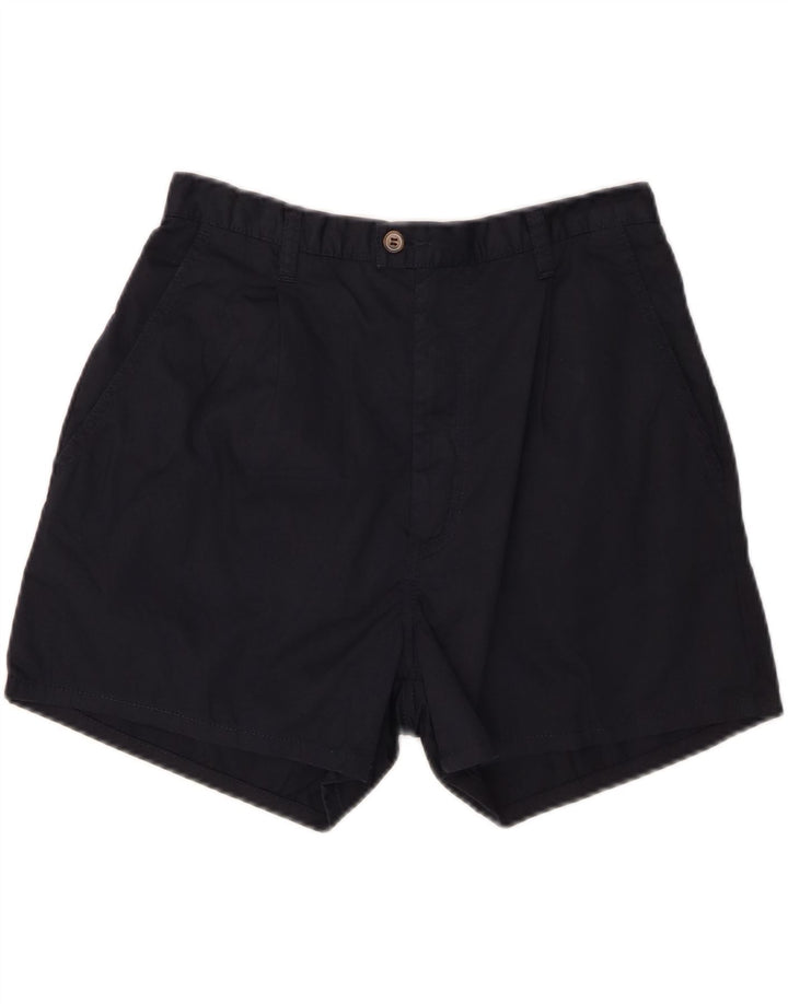 Pantaloncini chino da uomo CROWN W32 cotone blu navy medio