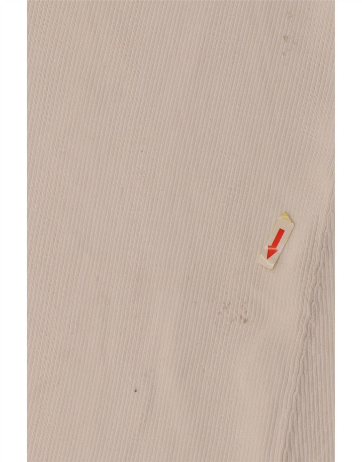 Abito maglione senza maniche da donna ZARA UK 8 piccolo bianco