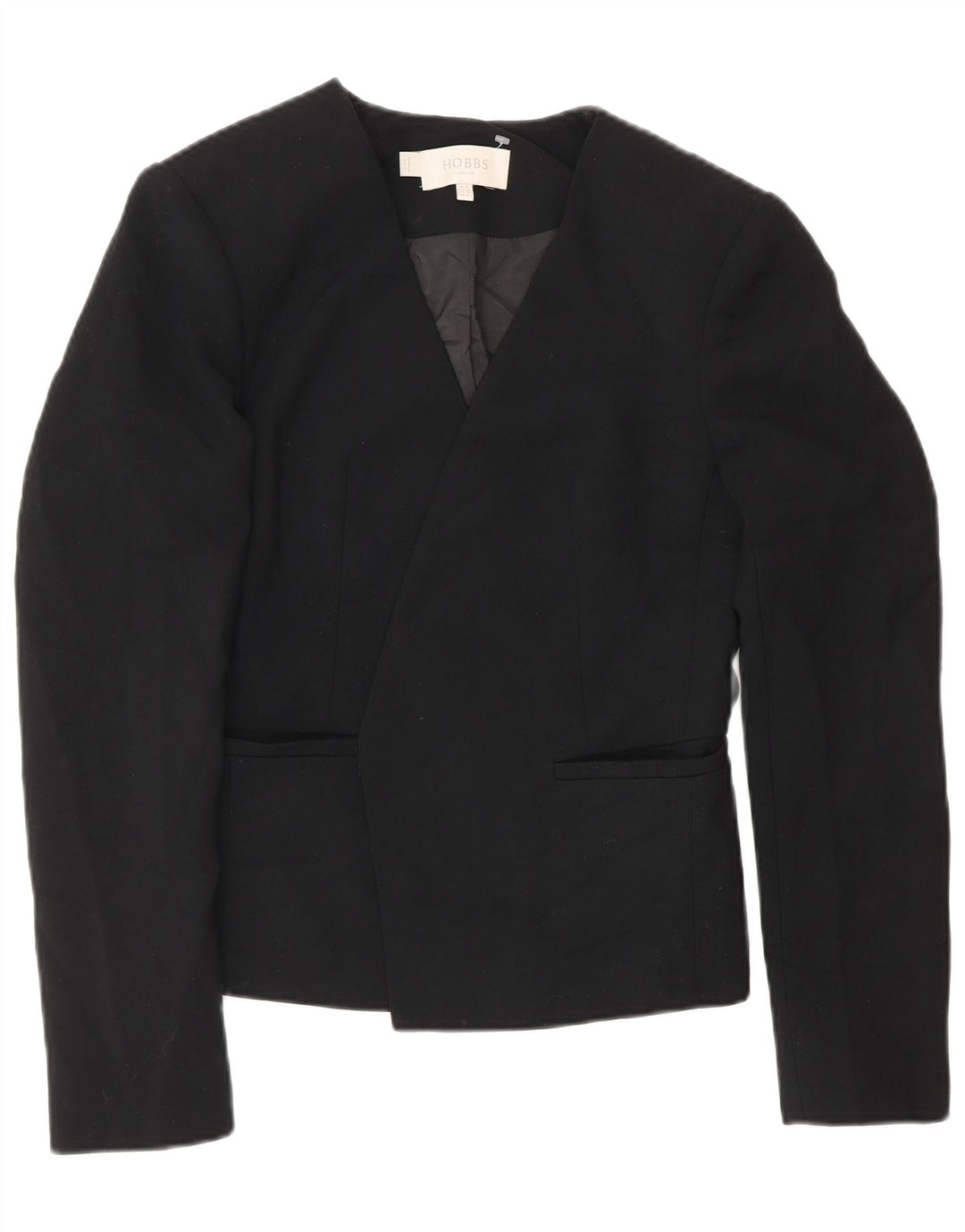 Giacca Hobbs Open Blazer da donna UK 10 piccola in poliestere nero