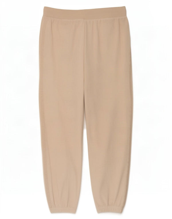 Adidas Pantaloni da tuta in velluto da donna Joggers UK 20 2XL Cotone beige